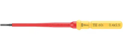 Wera 006500 Výmenná skrutkovacia čepeľ SL Kraftform Kompakt VDE 60 aj 0,4 x 2,5 x 157 mm TIE (W05006500001)