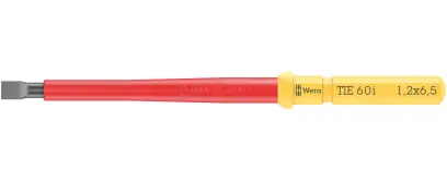 Wera 006505 Výmenná skrutkovacia čepeľ SL Kraftform Kompakt VDE 60 aj 1,2 x 6,5 x 157 mm TIE (W05006505001)