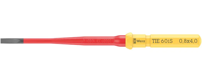 Wera 006507 Výmenná skrutkovacia čepeľ SL Kraftform Kompakt VDE 60 iS 0,8 x 4,0 x 157 mm TIE (W05006507001)