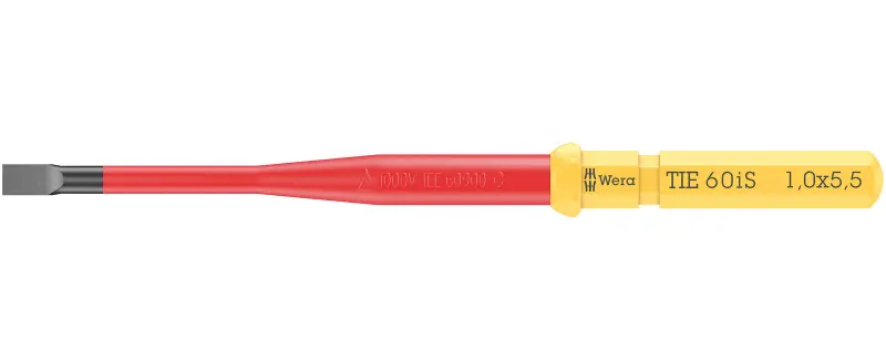 Wera 006508 Výmenná skrutkovacia čepeľ SL Kraftform Kompakt VDE 60 iS 1,0 x 5,5 x 157 mm TIE (W05006508001)