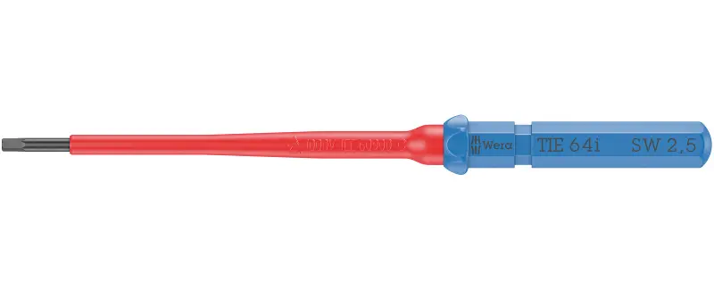 Wera 006518 Výmenná skrutkovacia čepeľ HEX Kraftform Kompakt VDE 64 aj 2,5 x 157 mm TIE (W05006518001)