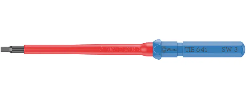 Wera 006519 Výmenná skrutkovacia čepeľ HEX Kraftform Kompakt VDE 64 aj 3,0 x 157 mm TIE (W05006519001)