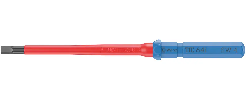 Wera 006520 Výmenná skrutkovacia čepeľ HEX Kraftform Kompakt VDE 64 aj 4,0 x 157 mm TIE (W05006520001)