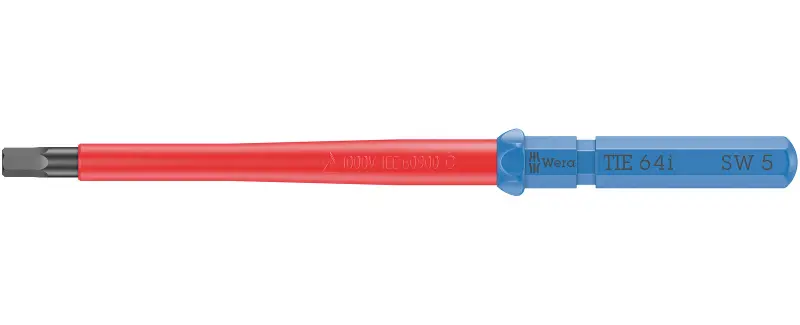 Wera 006521 Výmenná skrutkovacia čepeľ HEX Kraftform Kompakt VDE 64 aj 5,0 x 157 mm TIE (W05006521001)