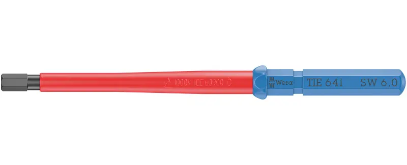 Wera 006522 Výmenná skrutkovacia čepeľ HEX Kraftform Kompakt VDE 64 aj 6,0 x 157 mm TIE (W05006522001)