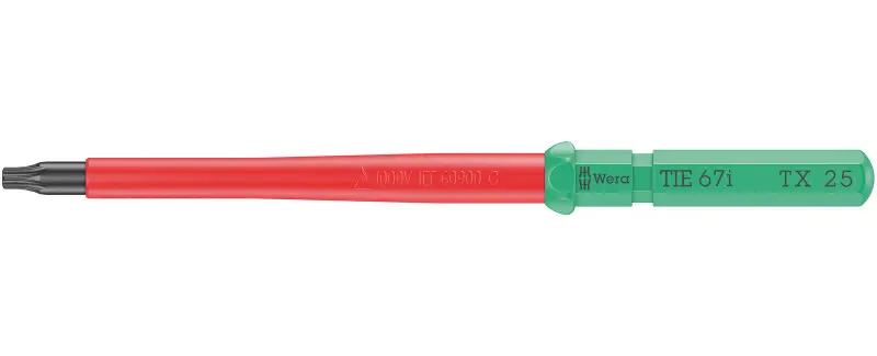 Wera 006537 Výmenná skrutkovacia čepeľ TX Kraftform Kompakt VDE 67 aj TORX 25 x 157 mm TIE (W05006537001)