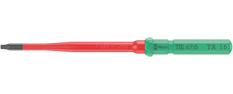 Wera 006540 Výmenná skrutkovacia čepeľ TX Kraftform Kompakt VDE 67 iS TORX 15 x 157 mm TIE (W05006540001)
