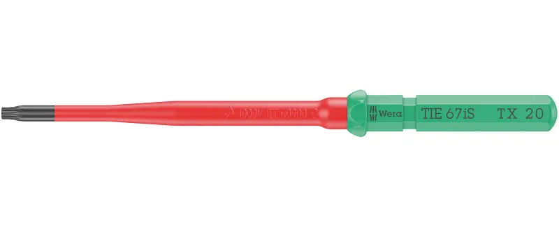 Wera 006541 Výmenná skrutkovacia čepeľ TX Kraftform Kompakt VDE 67 iS TORX 20 x 157 mm TIE (W05006541001)