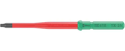 Wera 006542 Výmenná skrutkovacia čepeľ TX Kraftform Kompakt VDE 67 iS TORX 25 x 157 mm TIE (W05006542001)