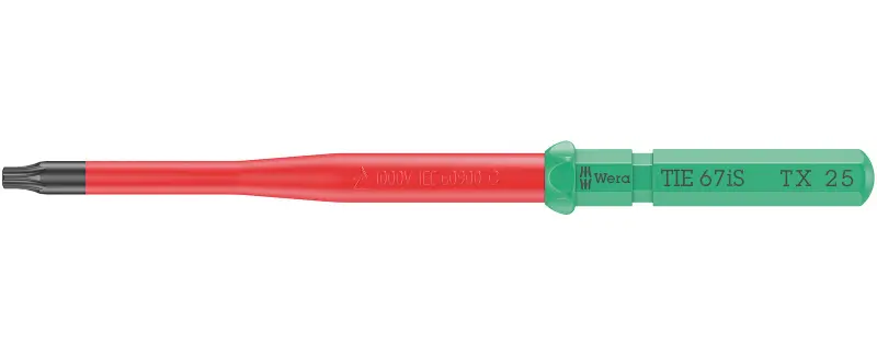 Wera 006542 Výmenná skrutkovacia čepeľ TX Kraftform Kompakt VDE 67 iS TORX 25 x 157 mm TIE (W05006542001)
