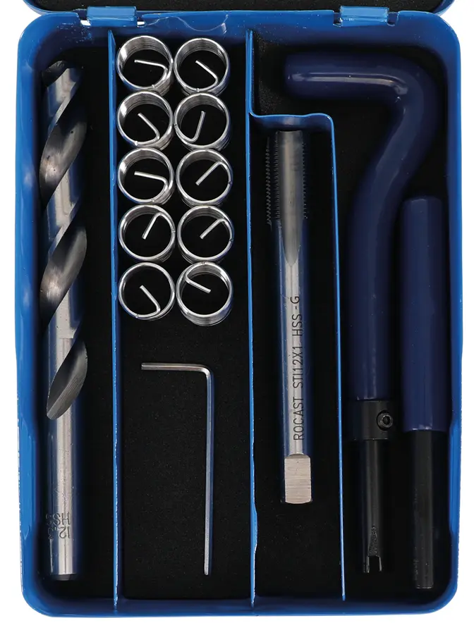 Sada pro opravu závitů M12 x 1,0 mm BGS109437 (14 dílů) (BGS109437)