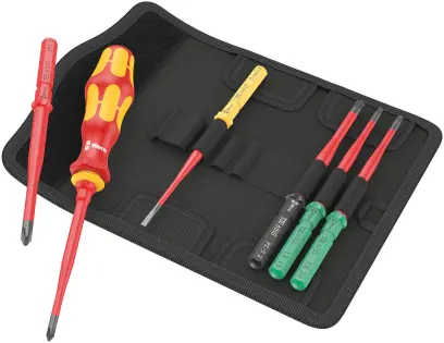 Wera 006603 Výmenné skrutkovacie čepele Kraftform Kompakt VDE 7 extra slim 1 TIE - 7 dielov (W05006603001)