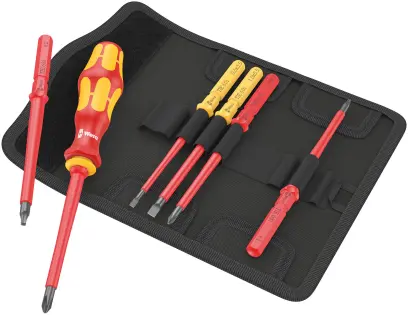 Wera 006604 Výmenné skrutkovacie čepele Kraftform Kompakt VDE 7 Imperial 1 TIE - 7 dielov (W05006604001)