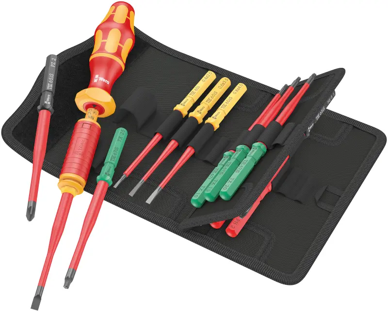 Wera 006605 Skrutkovacie čepele a momentový skrutkovač Kraftform Kompakt VDE 15 Torque 1,2 ÷ 3,0 Nm extra slim 1 TIE - 15 dielov (W05006605001)