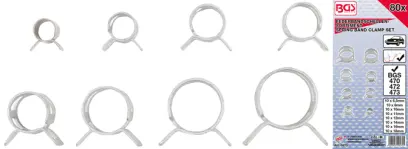 Sada hadicových spon z pružinové pásové oceli 80dí (BGS109475)