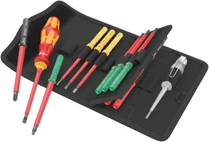 Wera 006607 Výmenné skrutkovacie čepele Kraftform Kompakt VDE 16 Universal 1 TIE - 16 dielov (W05006607001)