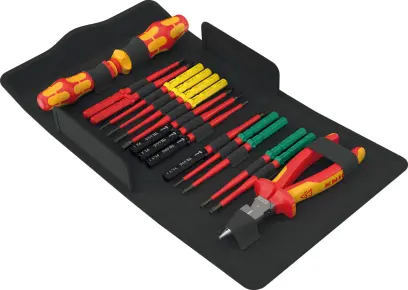 Wera 006610 Výmenné skrutkovacie čepele Kraftform Kompakt VDE 17 extra slim 2 TIE - 17 dielov (W05006610001)