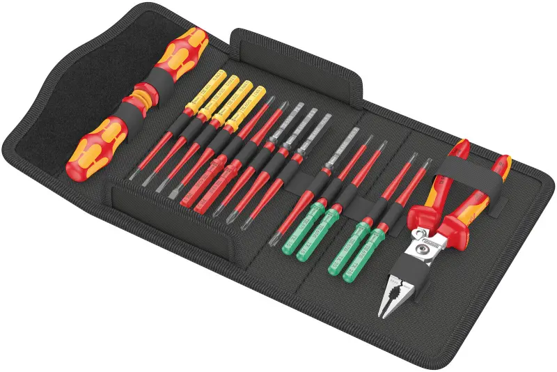 Wera 006612 Výmenné skrutkovacie čepele Kraftform Kompakt VDE 17 extra slim 1 TIE - 17 dielov (W05006612001)