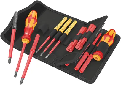 Wera 006614 Výmenné skrutkovacie čepele Kraftform Kompakt VDE 18 Universal 2 TIE - 17 dielov (W05006614001)