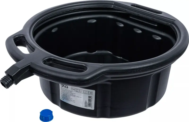 Nádoba 15 l na vypouštění, odkapávání oleje a provoz. kapalin s výlevkou BGS109485 (BGS109485)
