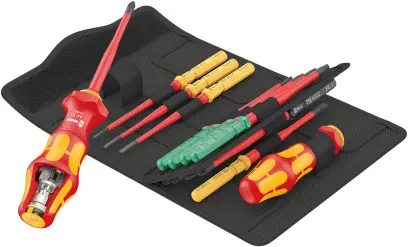 Wera 006640 Výmenné skrutkovacie čepele VDE Kraftform Kompakt Turbo aj 1 TIE - 16 dielov (W05006640001)