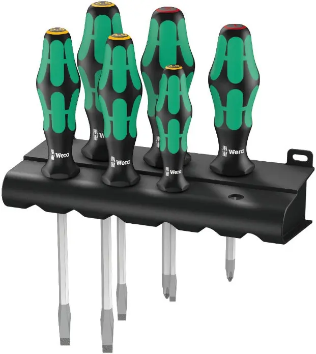 Wera 007680 Šroubováky Kraftform Plus Lasertip typ 334 SK/6 - 6 dílů a stojánek (W05007680001)