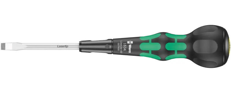 Wera 007900 Plochý skrutkovač Kraftform Ball-Grip typ 1834, dielenská čepeľ, 1 x 6 x 100 mm (W05007900001)