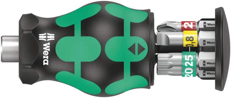Wera 008873 Držiak bitov Kraftform Kompakt Stubby so zásobníkom 1 - 6 dielov (W05008873001)