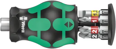 Wera 008874 Držiak bitov Kraftform Kompakt Stubby so zásobníkom 2 - 6 dielov (W05008874001)