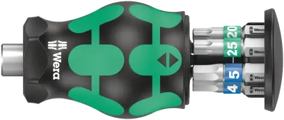 Wera 008875 Držiak bitov Kraftform Kompakt Stubby so zásobníkom 3 - 6 dielov (W05008875001)
