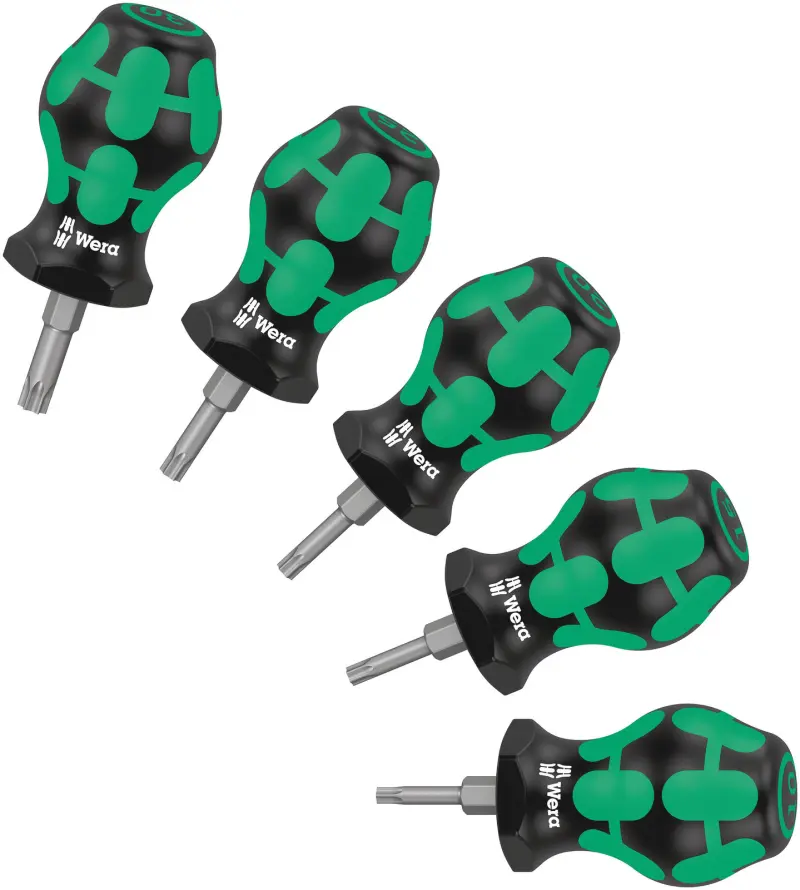 Wera 008876 Držiaky bitov a skrutkovačov TORX® Stubby Set TX 1 - 5 dielov (W05008876001)