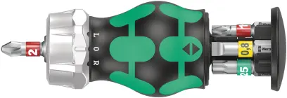 Wera 008883 Račňový skrutkovač Kraftform Kompakt Stubby Magazin RA 1 - 6 dielov (W05008883001)