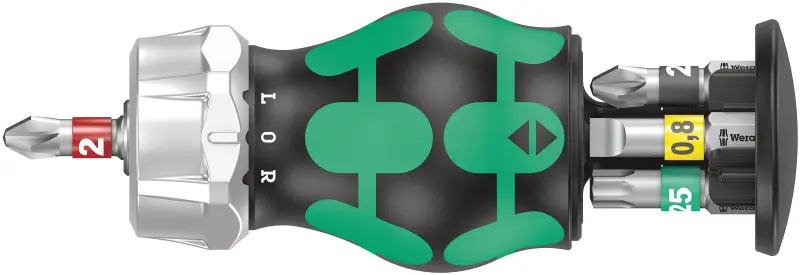 Wera 008884 Račňový skrutkovač Kraftform Kompakt Stubby Magazin RA 2 - 6 dielov (W05008884001)