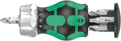 Wera 008886 Račňový skrutkovač Kraftform Kompakt Stubby Magazin RA 4 - 6 dielov (W05008886001)