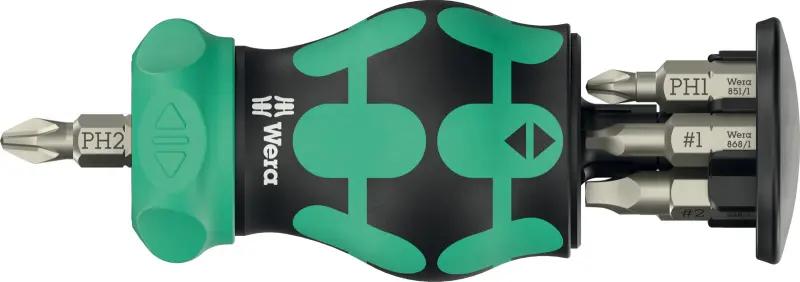 Wera 008893 Račňový skrutkovač Kraftform Kompakt Stubby Magazin RA 4 - 6 dielov (W05008893001)
