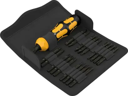 Wera 018111 Rázové skrutkovače 1/4" Kraftform Plus 900 Imperial Set 1, palcové - 19 dielov (W05018111001)