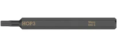 Wera 018150 Skrutkovací bit Hex-Plus 3 mm pre rázové skrutkovače 840 S (W05018150001)