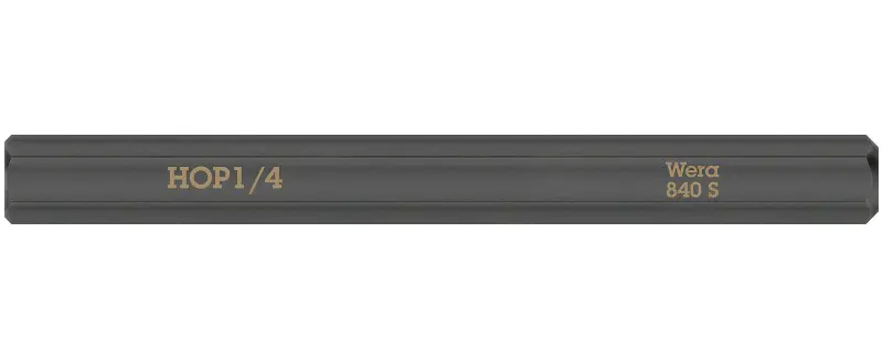 Wera 018157 Skrutkovací bit Hex-Plus 1/4" pre rázové skrutkovače 840 S, palcový (W05018157001)