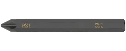 Wera 018163 Skrutkovací bit PZ 1 pre rázové skrutkovače 851 S (W05018163001)