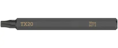 Wera 018167 Skrutkovací bit TX 20 pre rázové skrutkovače 867 S (W05018167001)