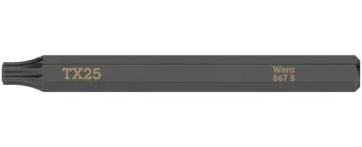 Wera 018168 Skrutkovací bit TX 25 pre rázové skrutkovače 867 S (W05018168001)