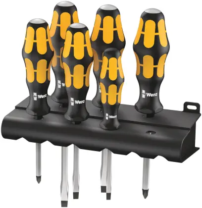 Wera 018282 Sekacie skrutkovače Kraftform Plus rada 900 typ 932/6 - 6 dielov a stojan (W05018282001)