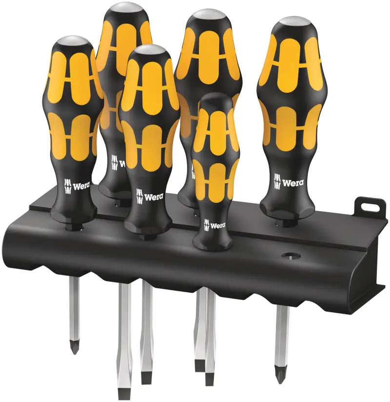 Wera 018282 Sekacie skrutkovače Kraftform Plus rada 900 typ 932/6 - 6 dielov a stojan (W05018282001)