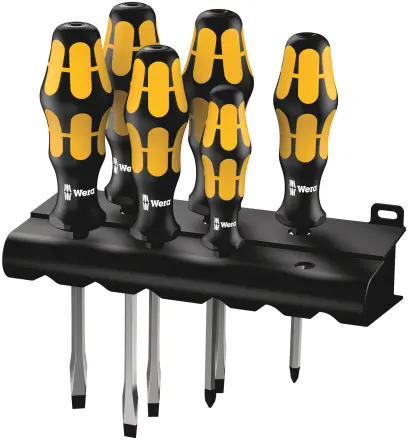Wera 018283 Sekacie skrutkovače Kraftform Plus rada 900 typ 932 S/6 - 6 dielov a stojan (W05018283001)
