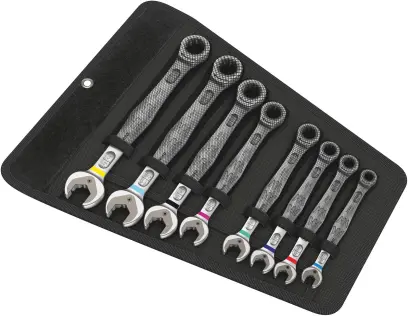 Wera 020012 Očkoploché račňové kľúče 5/16 ÷ 3/4" 6000 Joker 8 Imperial Set 1, palcové - 8 dielov (W05020012001)