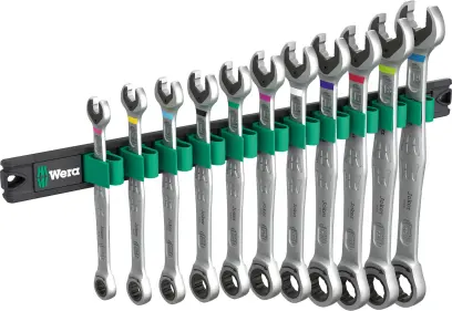 Wera 020014 9630 Magnetická lišta - očkoploché račňové kľúče 8 ÷ 19 mm 6000 Joker 1 - 11 dielov (W05