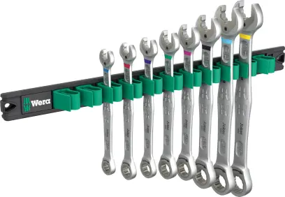 Wera 020016 9632 Magnetická lišta - očkoploché račňové kľúče 5/16 ÷ 3/4" 6000 Joker Imperial 1, palcové - 8 dielov (W05020016001)