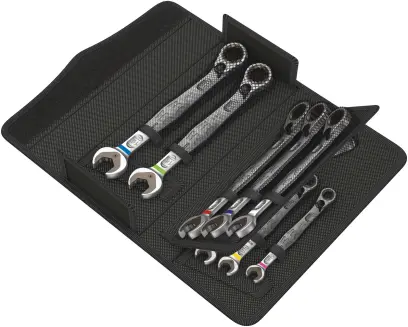 Wera 020091 Očkoploché račňové kľúče 8 ÷ 19 mm 6001 Joker Switch 11 Set 1, prepínací - 11 dielov (W05020091001)