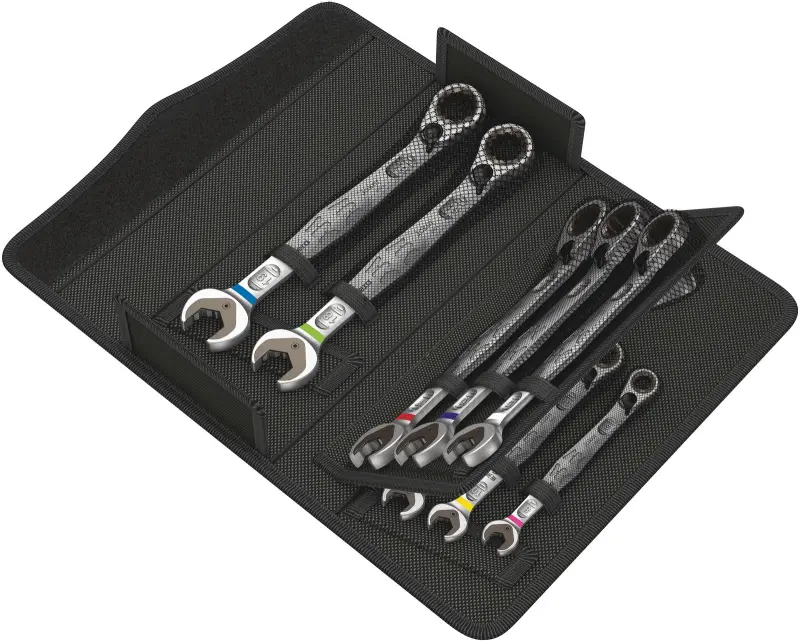 Wera 020091 Očkoploché račňové kľúče 8 ÷ 19 mm 6001 Joker Switch 11 Set 1, prepínací - 11 dielov (W05020091001)