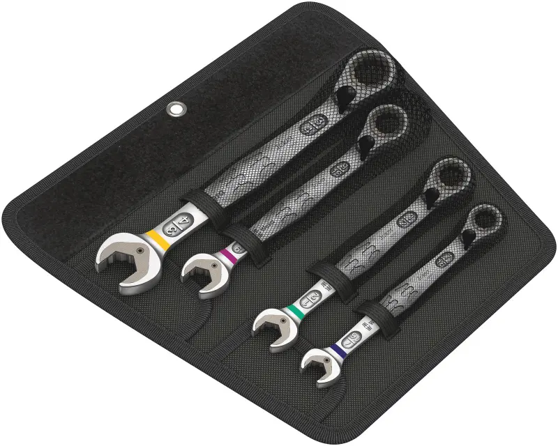 Wera 020092 Očkoploché račňové kľúče 7/16 ÷ 3/4" 6001 Joker Switch 4 Imperial Set 1, palcové - 4 diely (W05020092001)